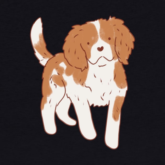 king charles cavalier spaniel by Mayarart